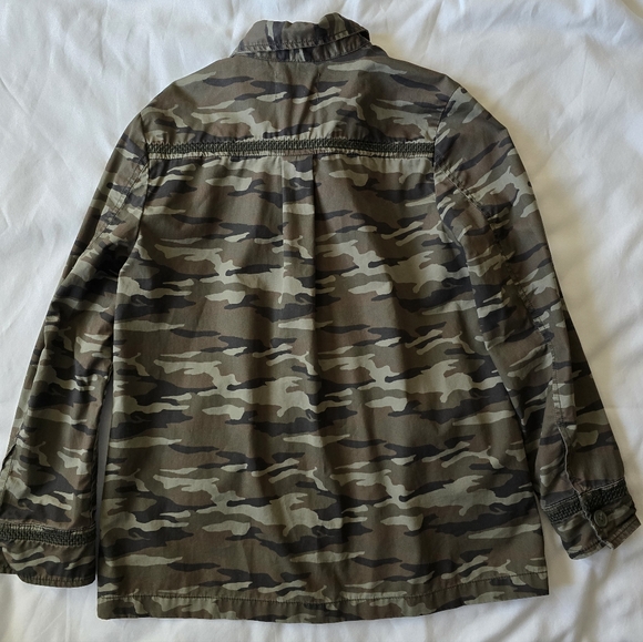 NWOT Women's Caslon Camouflage Camo & Pink Coat Jacket sz Medium - Picture 11 of 14